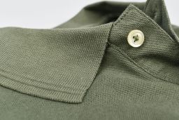 Polo korte mouw army groen