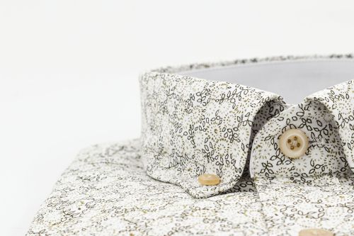 Dessin hemd Wit/Beige