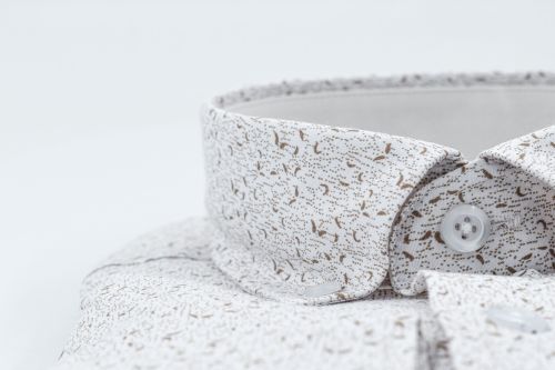 Dessin hemd Wit/Beige