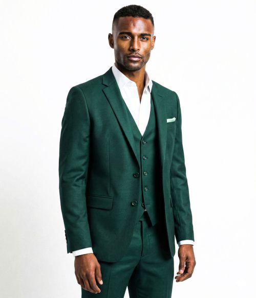 Kostuum Donkergroen2 of 3-Delig