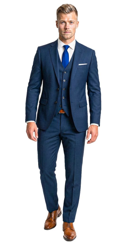 Alternative view of Kostuum Navy 2 of 3-Delig