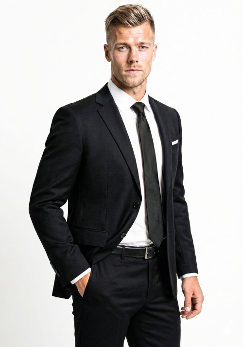 Kostuum Zwart 2-Delig