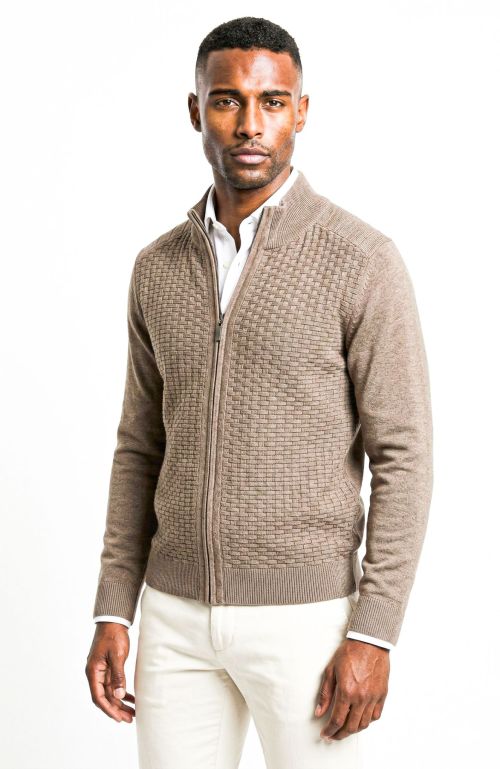 Vest Katoen Waffle Lever