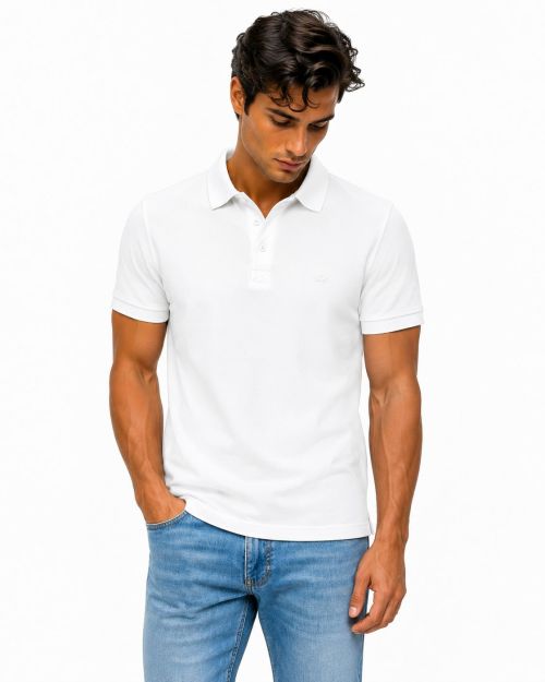 Polo Korte Mouw Wit