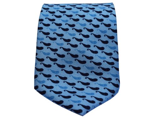 Stropdas-Blauw-Dessin